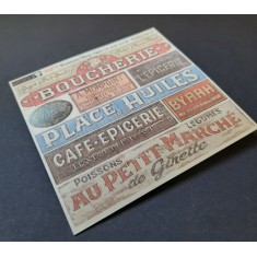 1/48 - 1/35 Shop / Business Signs On Real Wood - France Set #2