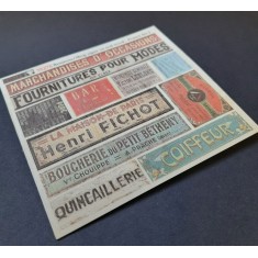 1/48 - 1/35 Shop / Business Signs On Real Wood - France Set #3