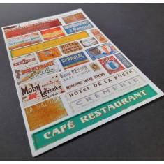 1/48 - 1/35 Rusted Business/Shop Signs - France