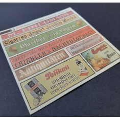 1/48 - 1/35 Shop / Business Signs On Real Wood - Germany Set #1