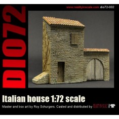 1/72 Italian House (Size: 5 x 8.2cm) with a Small Gate & Cellar Entrance