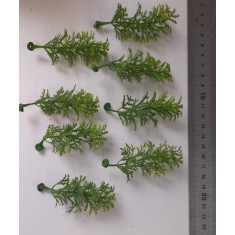 1/35 - 1/16 Plastic Plants - Wild Bushes Spring Green