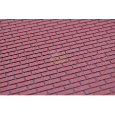 Real Stone Brick Wall Section - Flemish Bond (14 x 40cm)