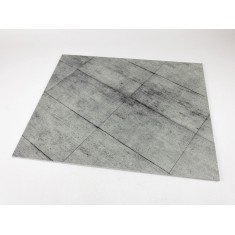 1/48 Concrete Base Rectangular Type 4 Diorama Base with 3D Effect (380x320mm)
