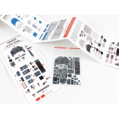1/24 Ju 87D-5 Stuka Instrument Panels for Trumpeter kits