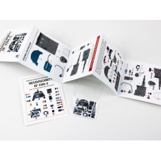1/24 Messerschmitt Bf 109G-5 Instrument Panels for Airfix kit