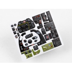 1/24 North American P-51D Mustang Instrument Panels for Trumpeter kit