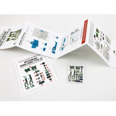 1/32 Mitsubishi A6M5 Zero Type 52 Instrument Panels n Detail Parts for Hasegawa kits