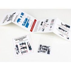1/32 Messerschmitt P.1101 Instrument Panels for Das Werk kit