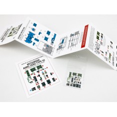 1/35 A6M2 Zero Type 52 Cockpit Instrument Panels n Detail Parts for Border kits