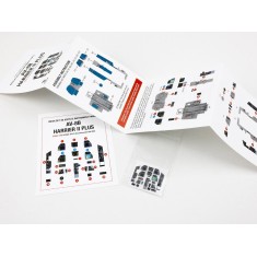 1/48 AV-8B Harrier II Plus Cockpit Instrument Panels n Detail Parts for UMA kits