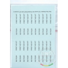 1/32 Decals - No Push / First Aid Kit (Modern)