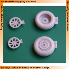 1/48 CAC Mustang Wheels w/Circumferential Tread for CA-18 Mk 21, 22 and 23