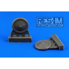 1/48 Albatros D.III Wheel Set for Eduard kits