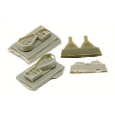 1/72 Mitsubishi J2M Raiden Wheel Bay for Hasegawa kits