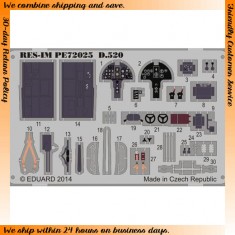 1/72 Dewoitine D.520 Interior Detail-up Set for Hasegawa kit