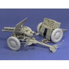 1/35 QF 18 Pounder Mk.II & Limber (w/Turned Brass Ammo) Complete Resin kit
