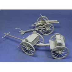 1/35 WWI 18pounder Gun with Limber & Wagon (Complete Resin kit)