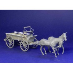 1/35 GS (General Service) Wagon Mk.X with Horses (Full Resin kit)