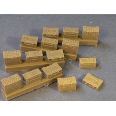 1/35 25 pounder Gun Ammo Boxes