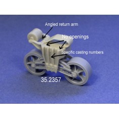 1/35 Heavy Suspension Canadian Bogies (type B) for Dragon Sexton Upswept Return Arms