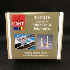 1/35 TRCU 30ton Tank Transporter/Trailer Detail set for Thunder Model