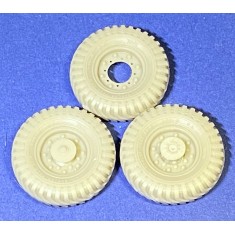 1/35 Bedford MW Late Pattern Wheels for Gecko Models