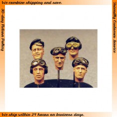 1/35 UK Tank Crew Heads with Berets (5 Different Heads)