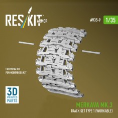 1/35 Merkava Mk.3 Track Set Type 1 (Workable) for Meng/HobbyBoss Kit