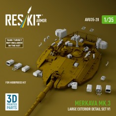1/35 Merkava Mk.3 Large Exterior Detail Set V1 for HobbyBoss Kit