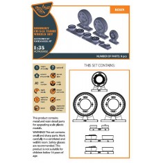 1/35 Sikorsky CH-54A Tarhe Wheels Set For Icm Kit