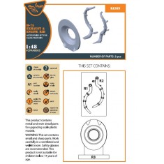 1/48 Curtiss Hawk H-75 M/N/O Exhaust for ClearProp kit