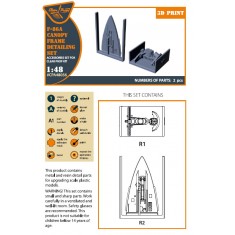 1/48 F-86A Sabre Canopy Frame Detail Set for Clear Prop kits