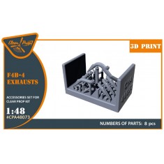 1/48 Boeing F4B-4 Exhausts for Copper State Models Kit