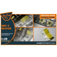1/48 DHC-2 Beaver Double-sided Painting Masks for Dora Wings kit