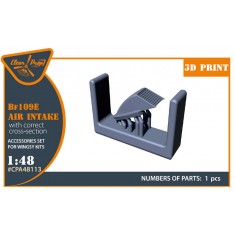 1/48 Messerschmitt Bf 109E Air Intake for Wingsy Kits