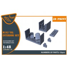 1/48 Aichi D3A2 Val Interior Detail Set for Wingsy Kits