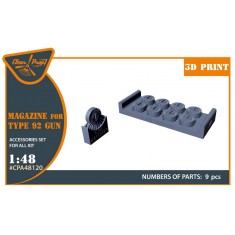 1/48 Type 92 Machine Gun Magazines (9pcs)