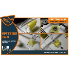 1/48 Supermarine Spitfire Tr.9 Double-Sided Paint Mask for Airfix Kit