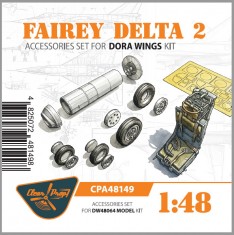 1/48 Fairey Delta 2 Detail Set for Dora Wings Kit