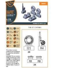 1/72 Lavochkin La-5 Early Version Wheel Set for ClearProp #CP72014