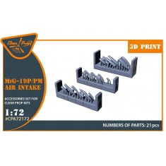 1/72 Mikoyan-Gurevich MiG-19P/PM Air Intake for Clear Prop kits