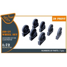 1/72 ZiS-5V Truck Wheel set for Clear Prop kits