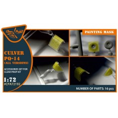 1/72 Culver PQ-14 (all versions) Painting Mask for Clear Prop kits