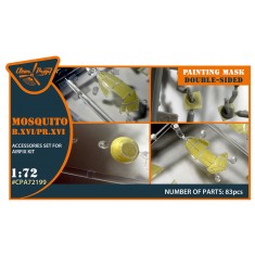 1/72 Mosquito B.XVI/PRXVI Double-sided Painting Masks for Airfix kit