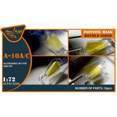 1/72 A-10 A/C Double-sided Painting Masks for GWH kit