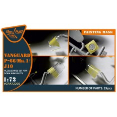 1/72 Vultee Vanguard P-66/Mk.I/J-10 Paint Mask for Dora Wings Kit