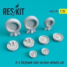 1/32 Douglas A-4 Skyhawk Late Version Wheels set for Trumpeter/Hasegawa kits