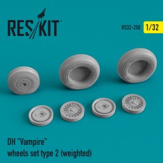 1/32 DH Vampire Wheels set Type 2 (weighted)