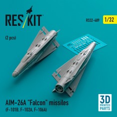 1/32 AIM-26A Falcon Missiles (2pcs) for F-101B, F-102A, F-106A